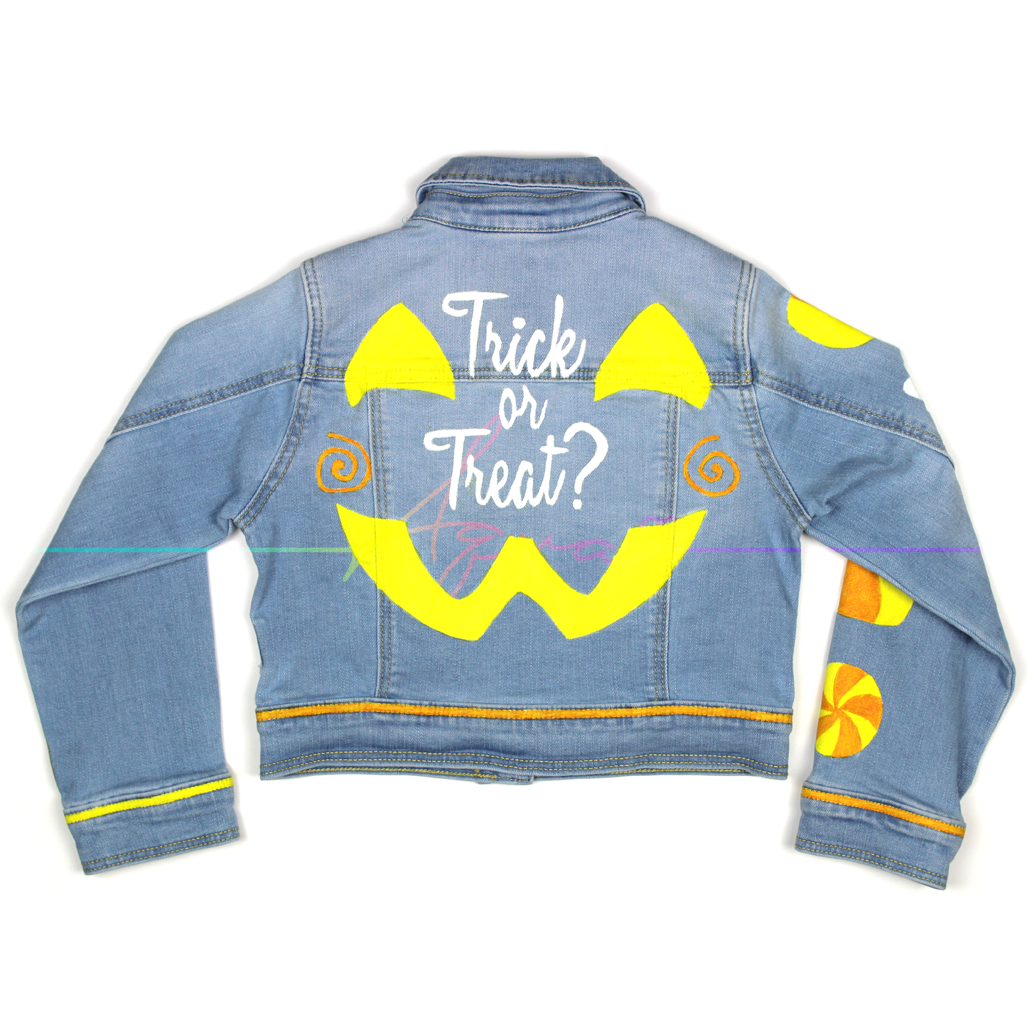 Hand-Painted Apparel Photo - Trick Or Treat - Back